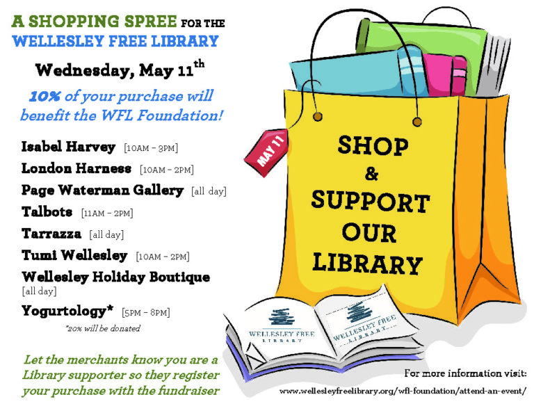 A Shopping Spree for the Wellesley Free Library Wellesley Free Library