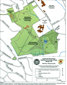 Map of Centennial Park