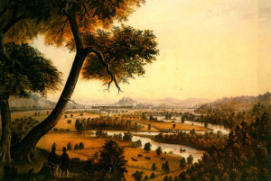 Early Wellesley painting.
