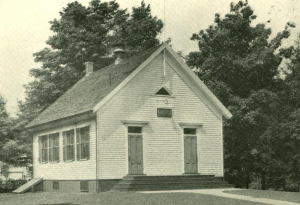 An old photo of the Fells Branch Library