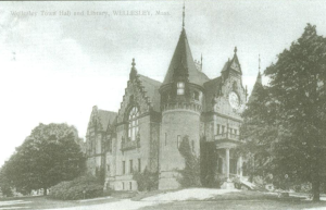 Another old photo of Wellesley town hall.