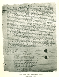 Maugus Deed