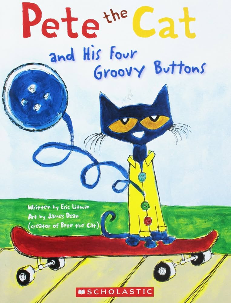 pete the cat and his 4 groovy buttons cover